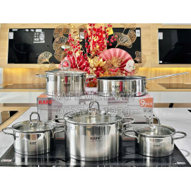 Bộ Nồi KAFF Inox 5 Món Cao Cấp KF-ST09304